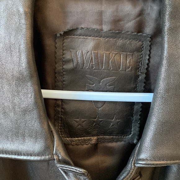 Vintage black Leather jacket - Picture 2 of 15